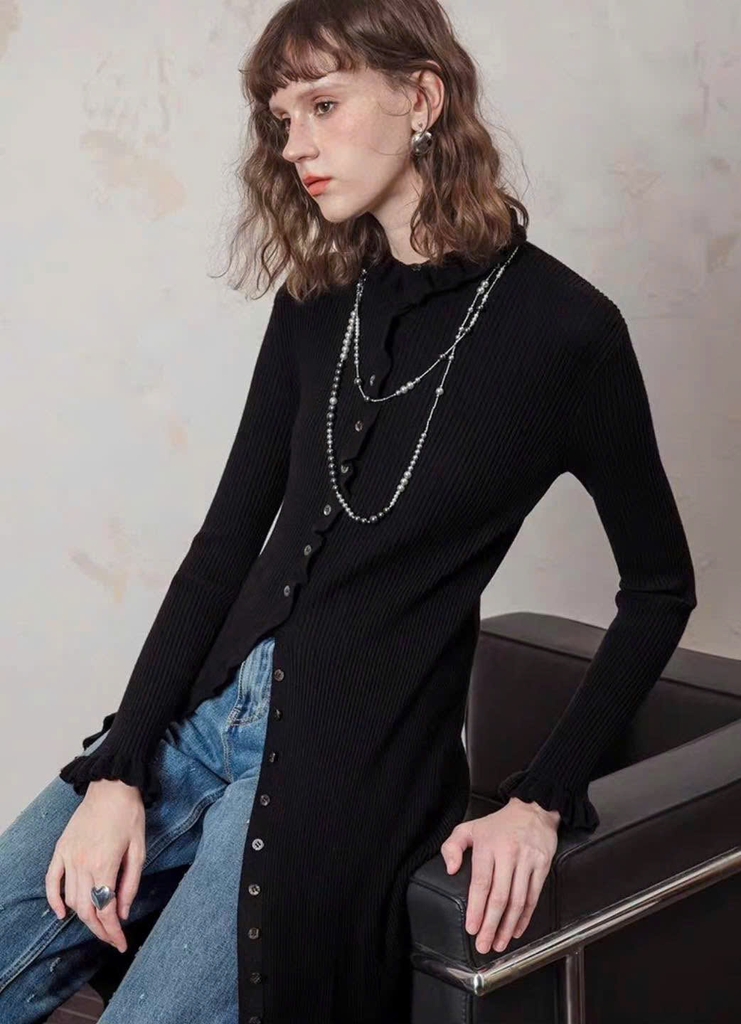 Váy maxi len JORYA cổ bèo