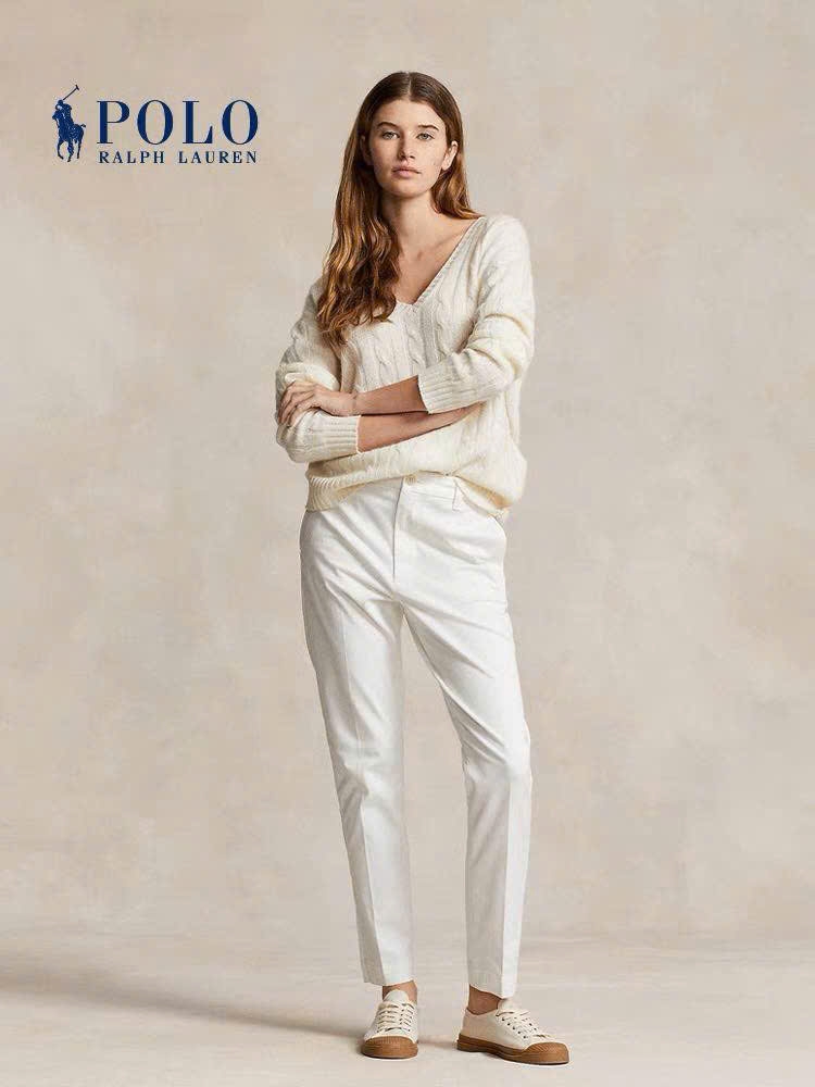 Áo len Polo Cổ V vặn thừng 5 màu