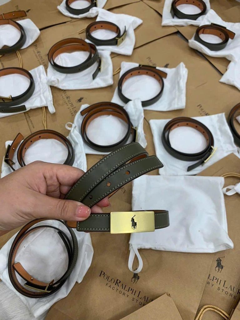 Belt Polo 2 mặt bản 2cm tuồn auth full box