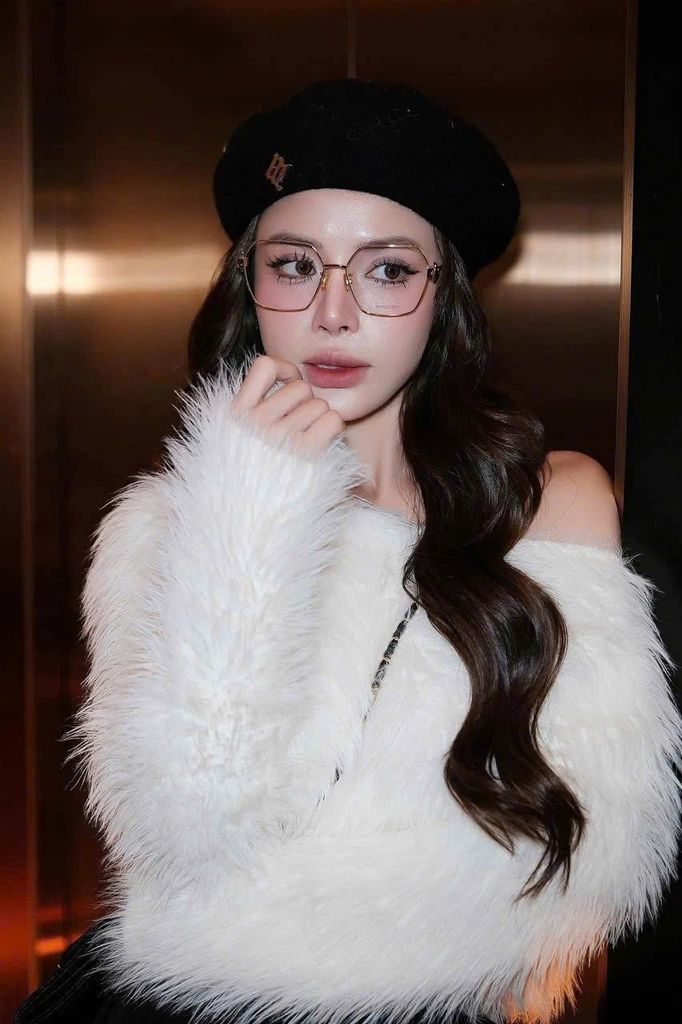 Kính BOTTEGA gọng kim loại vuông lục giác
