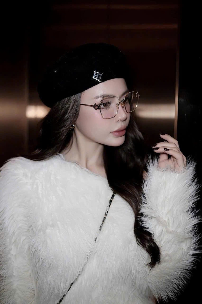 Kính BOTTEGA gọng kim loại vuông lục giác