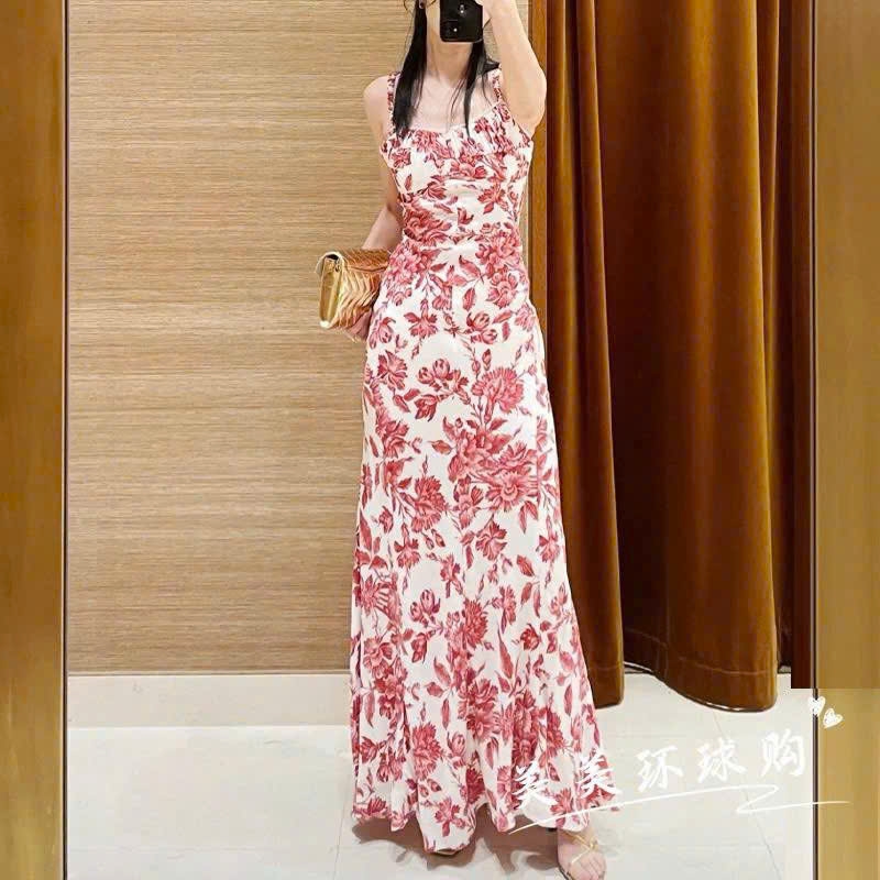 Đầm maxi in hoa