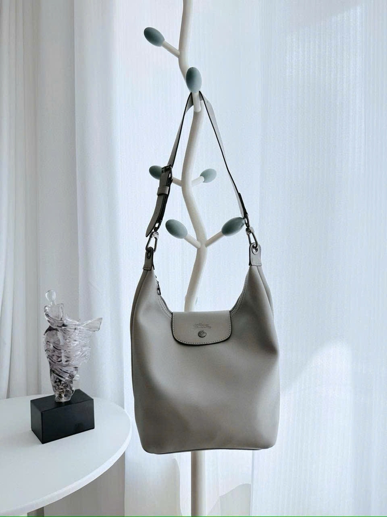 Túi Longchamp da trơn bản to Sz36x30x8 5 màu