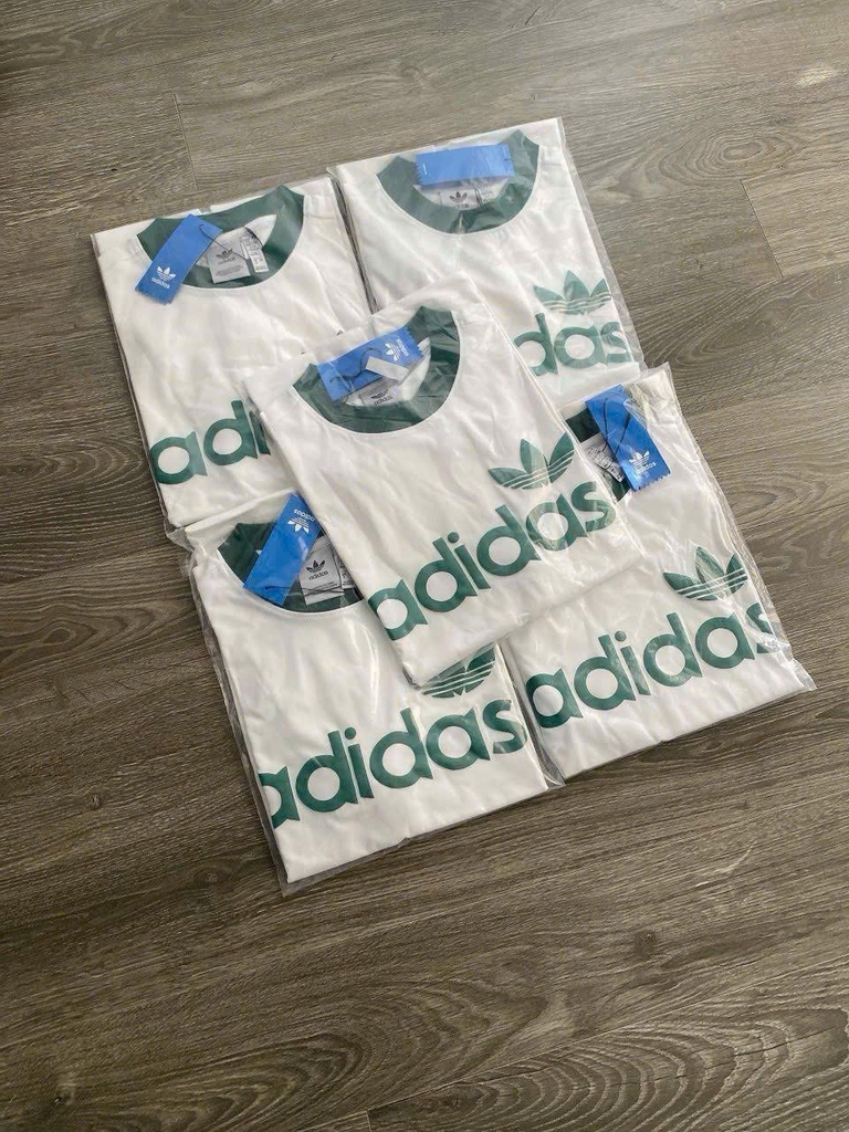 Tshirt ADIDAS hoạ tiết 3 lá xanh unisex