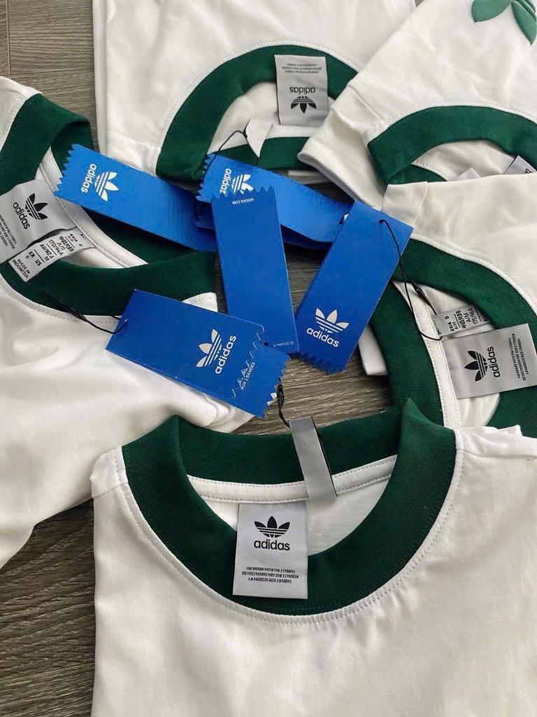 Tshirt ADIDAS hoạ tiết 3 lá xanh unisex