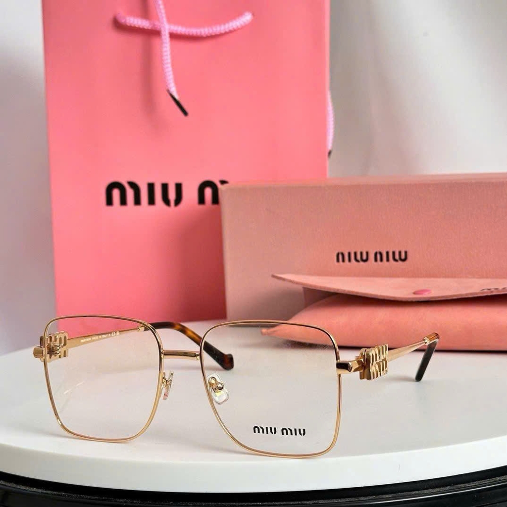 Kính Miumiu SMU 51XV gọng kim loại vuông 4 màu