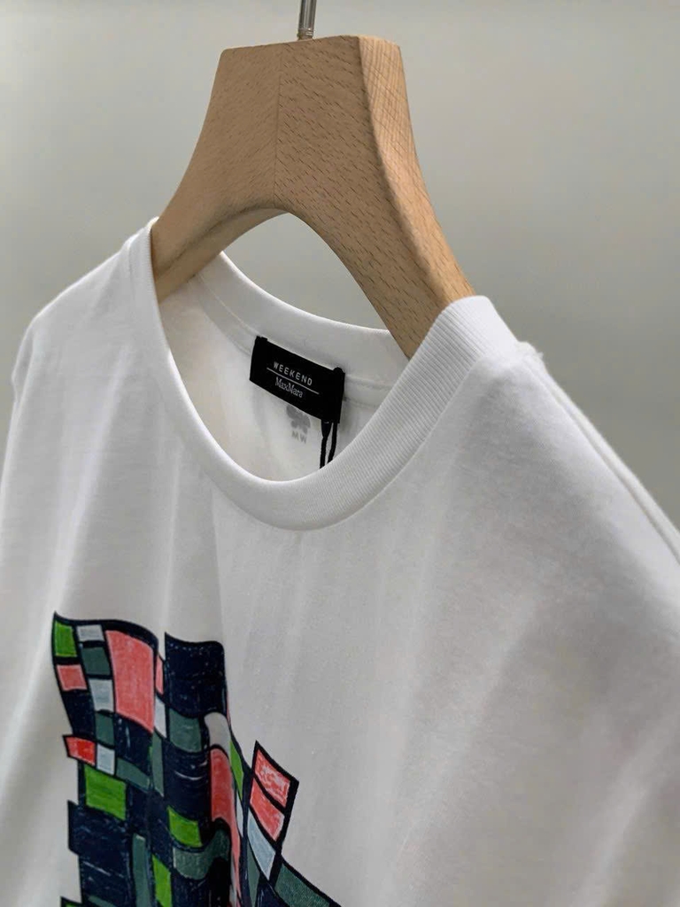 Tshirt Weekend Maxmara ROSE print