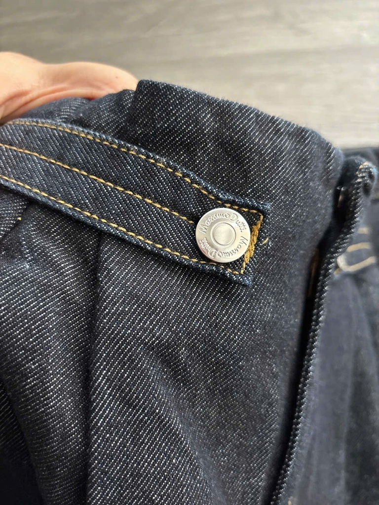 Quần denim Massimo Dutti suông