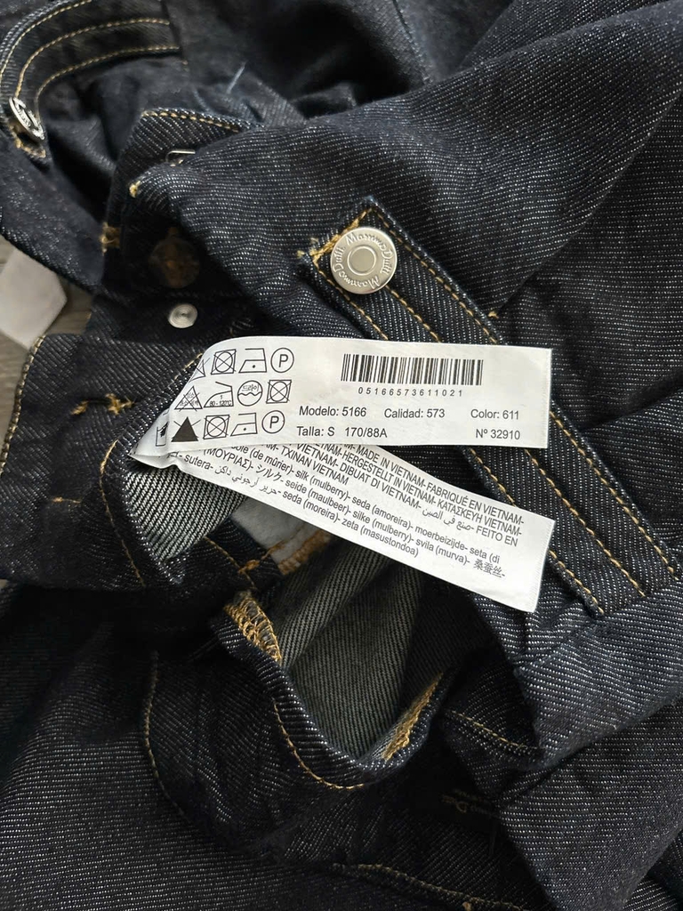 Quần denim Massimo Dutti suông