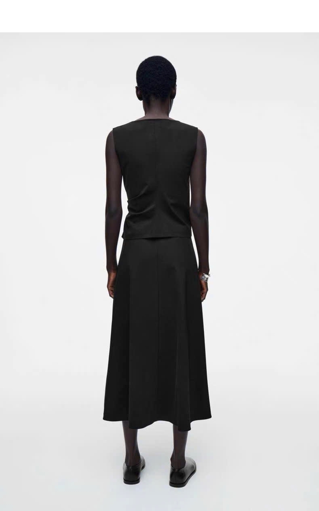 Váy MIDI chi tiết xoắn