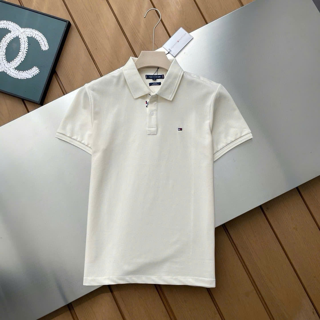 Áo Polo nam Tommy cổ bẻ hoa 4 màu