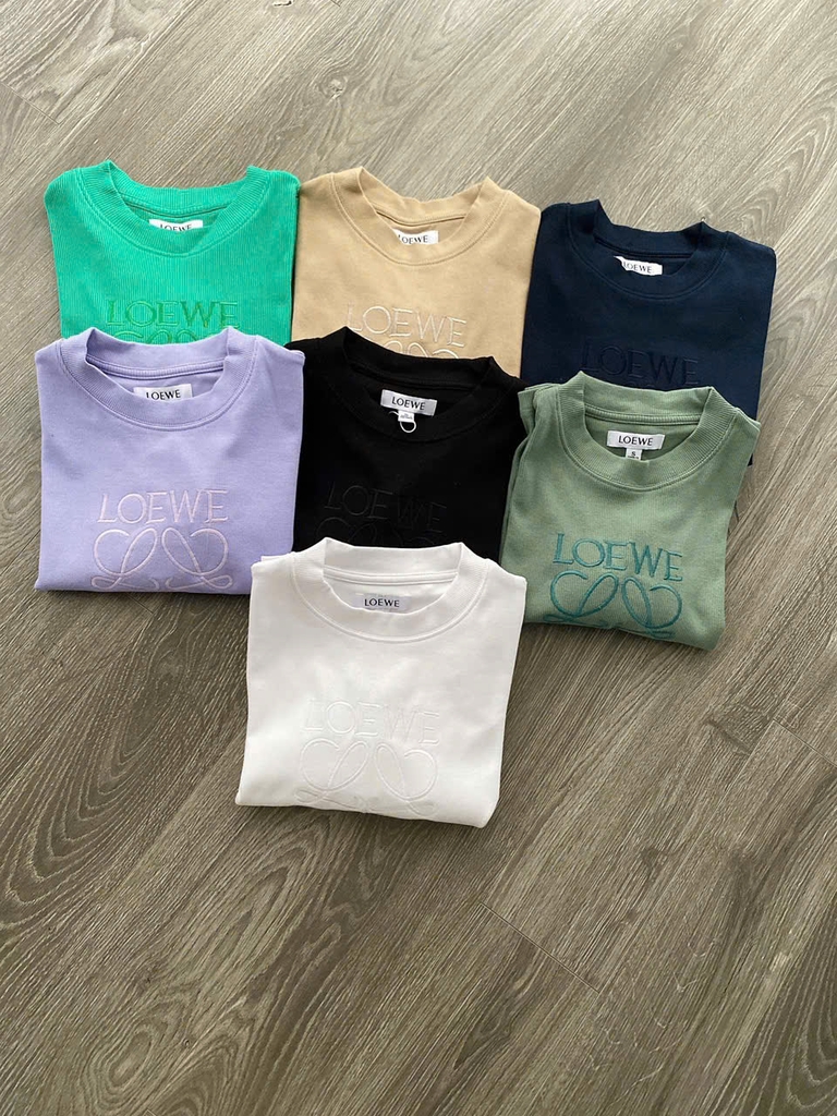 Croptop LOEWE cổ tròn 7 màu