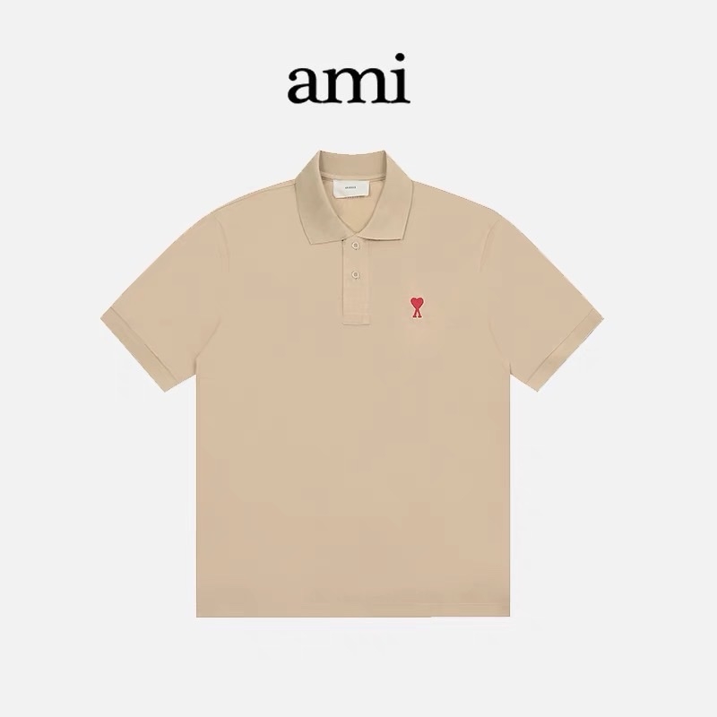 Polo nam AMI thêu tim