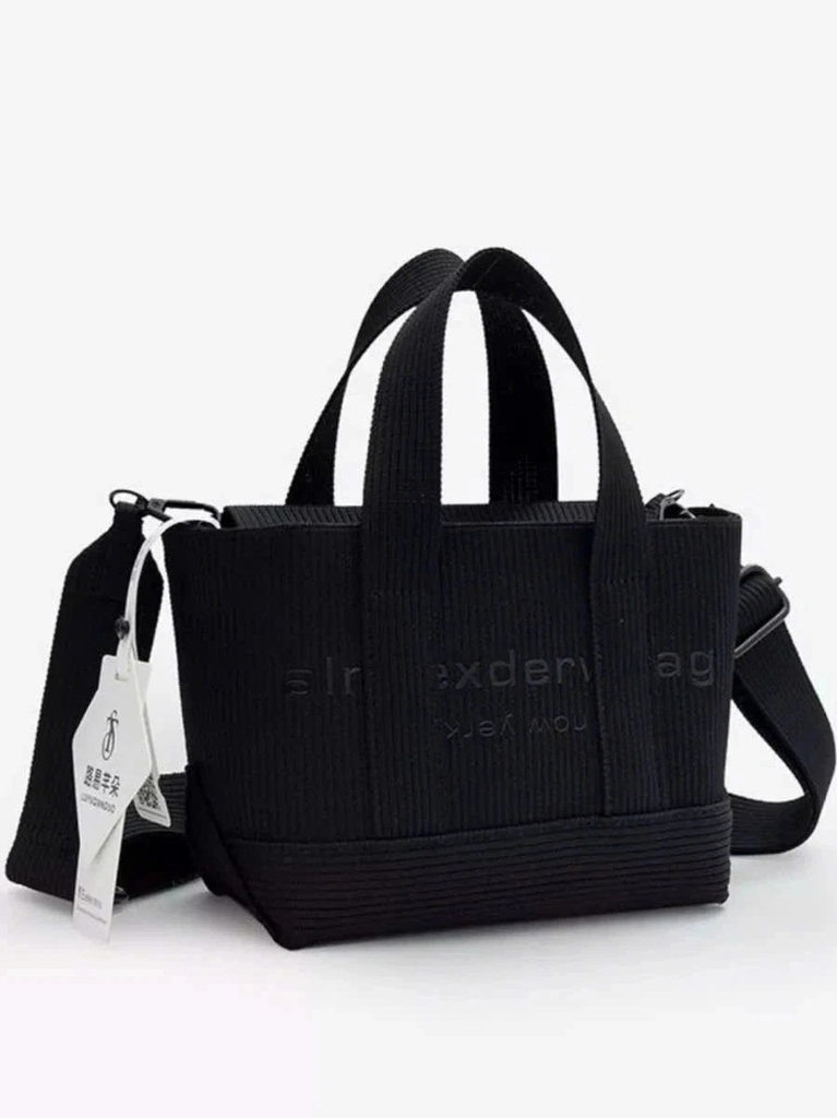RYAN MINI TOTE BAG IN RIB KNIT