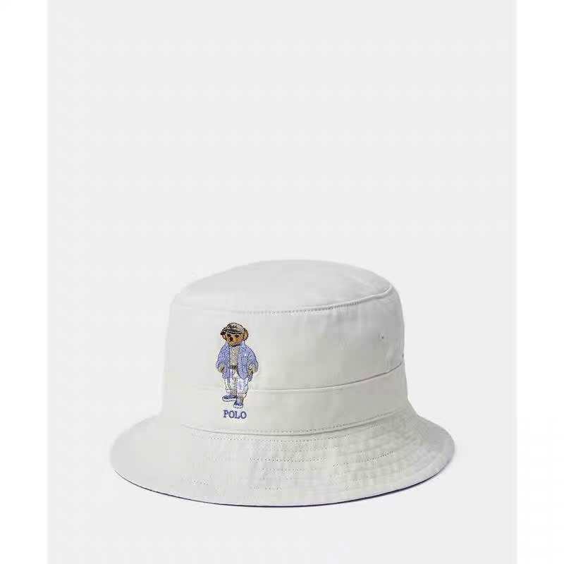 Mũ bucket Polo logo gấu