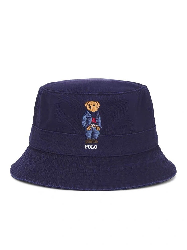 Mũ bucket Polo logo gấu