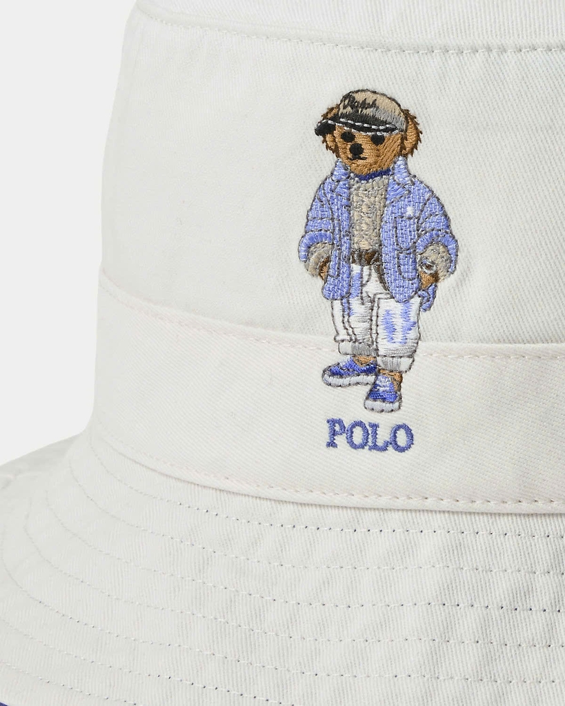 Mũ bucket Polo logo gấu