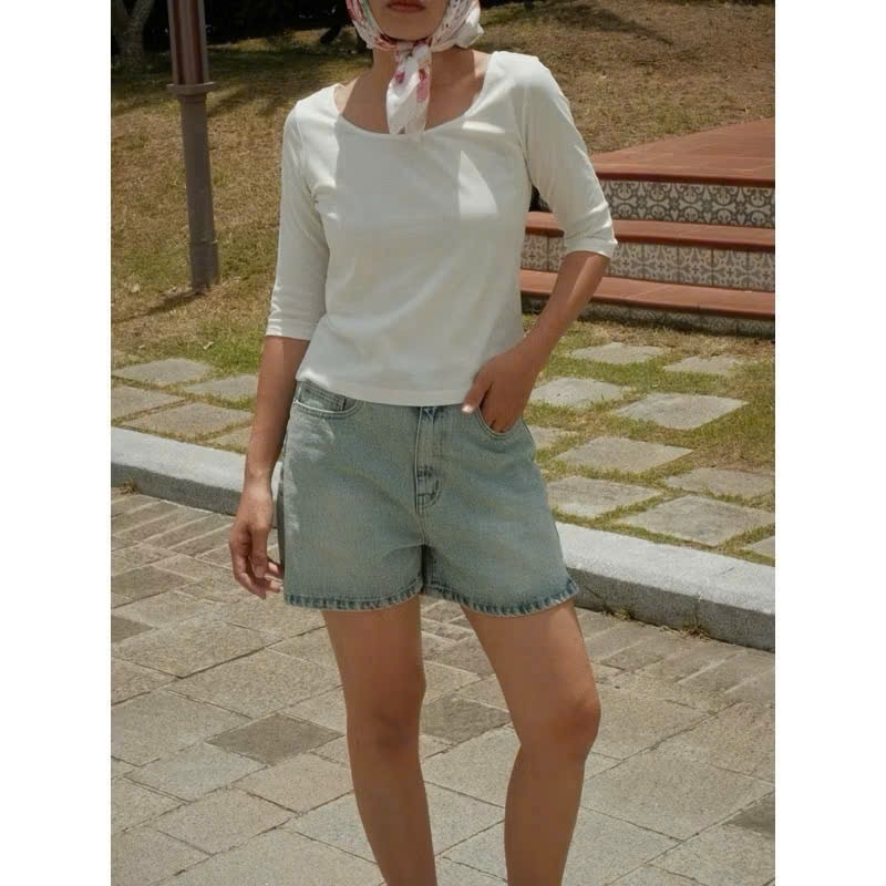Short denim Polo RL