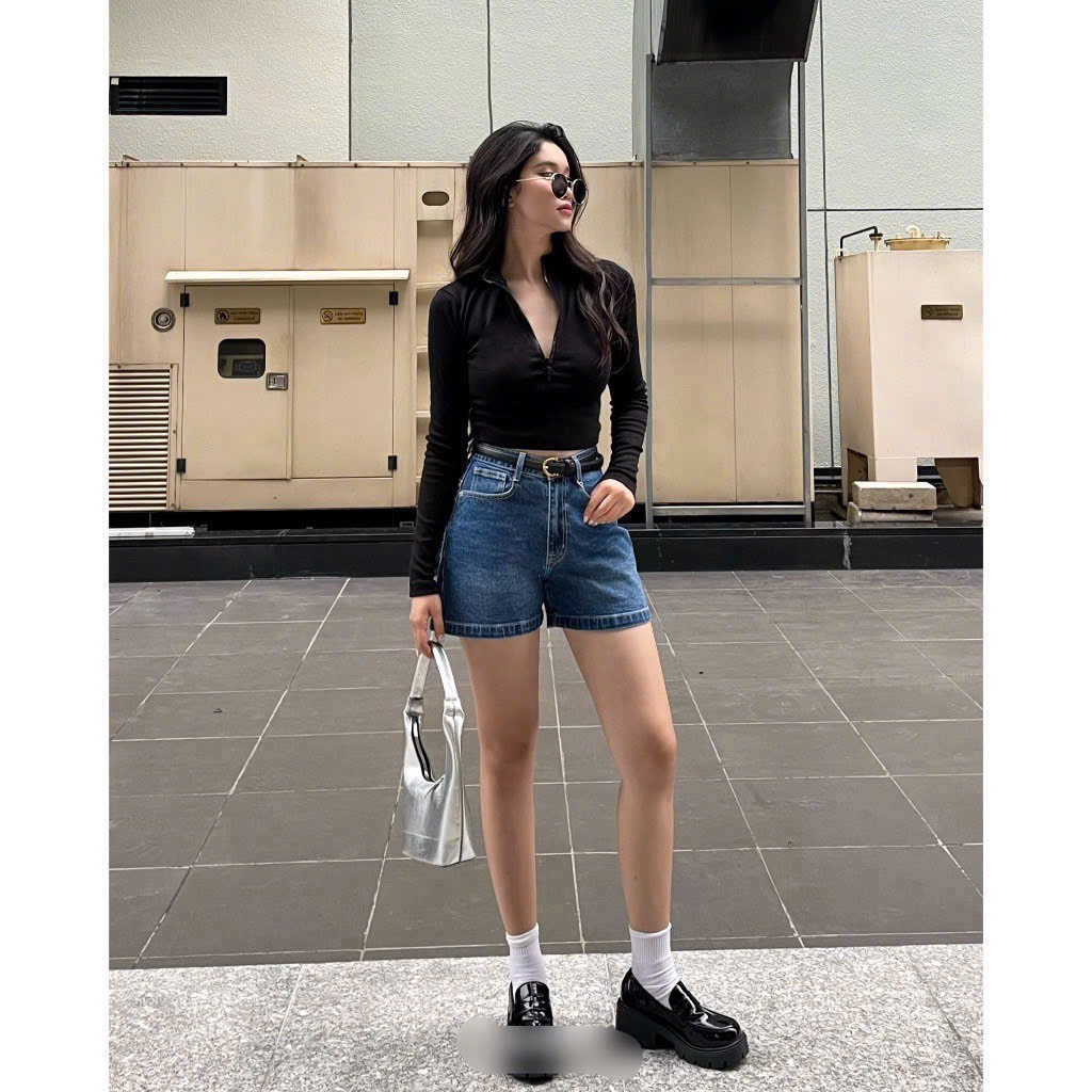 Short denim Polo RL