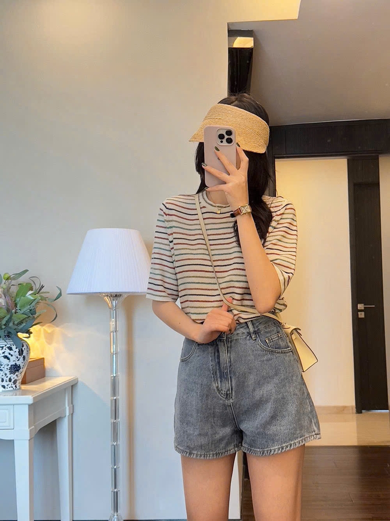 Short denim Polo RL