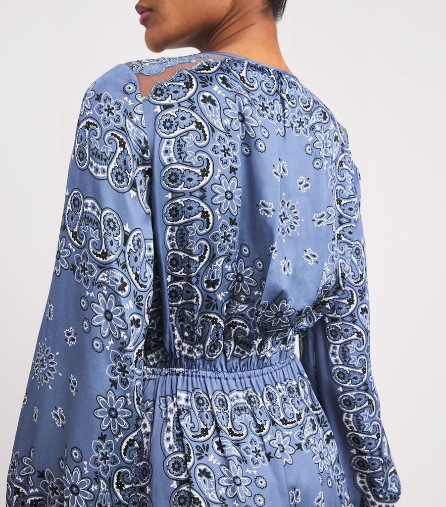 Váy Mini In Họa Tiết Paisley
