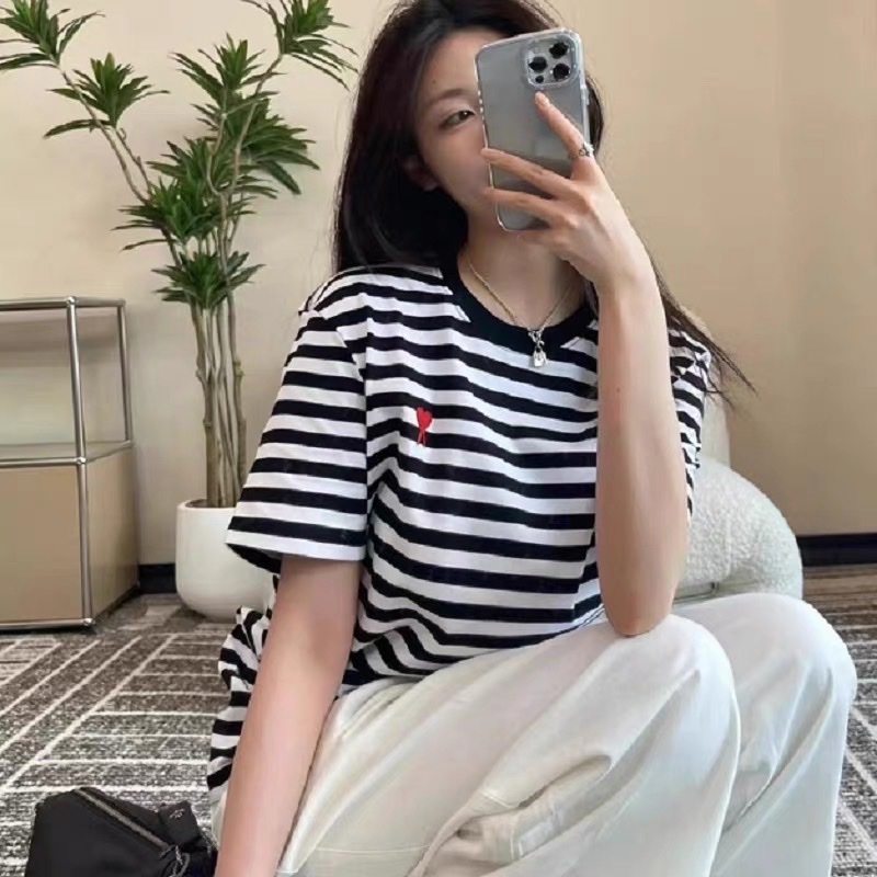 Áo thun sọc Ami de Coeur