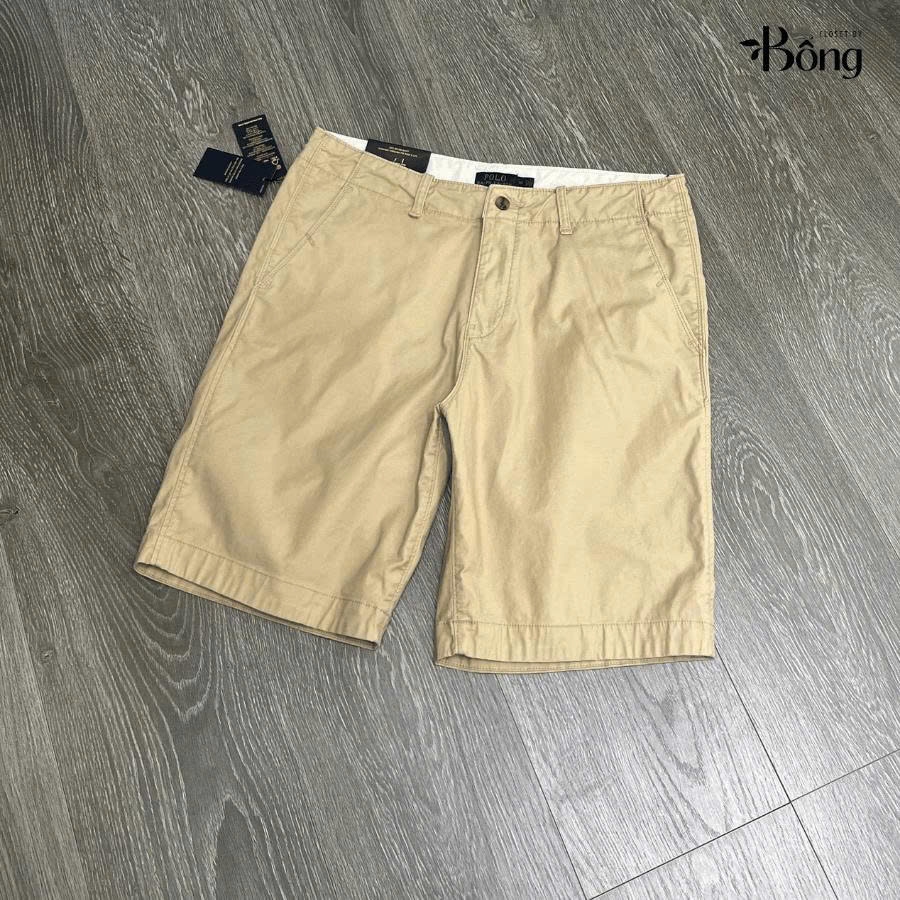 Short nam Polo RL khaki dáng lửng