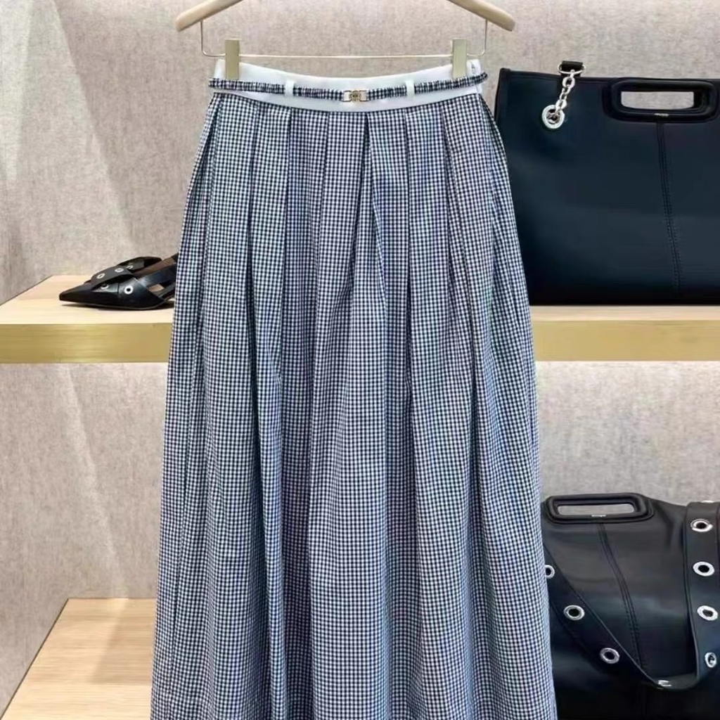 CHÂN VÁY MAXI GINGHAM