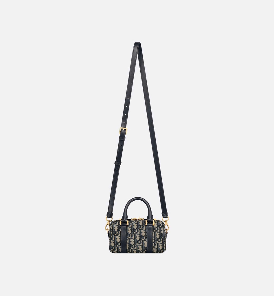 Túi trống Dior logo navy