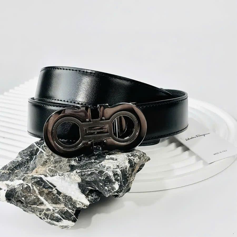 Belt nam Salvatore Ferragamo bản VIP fullbox 2 mặt