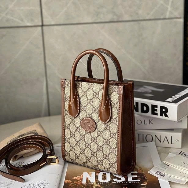 Túi pocket Gucci canvas bản VIP các màu