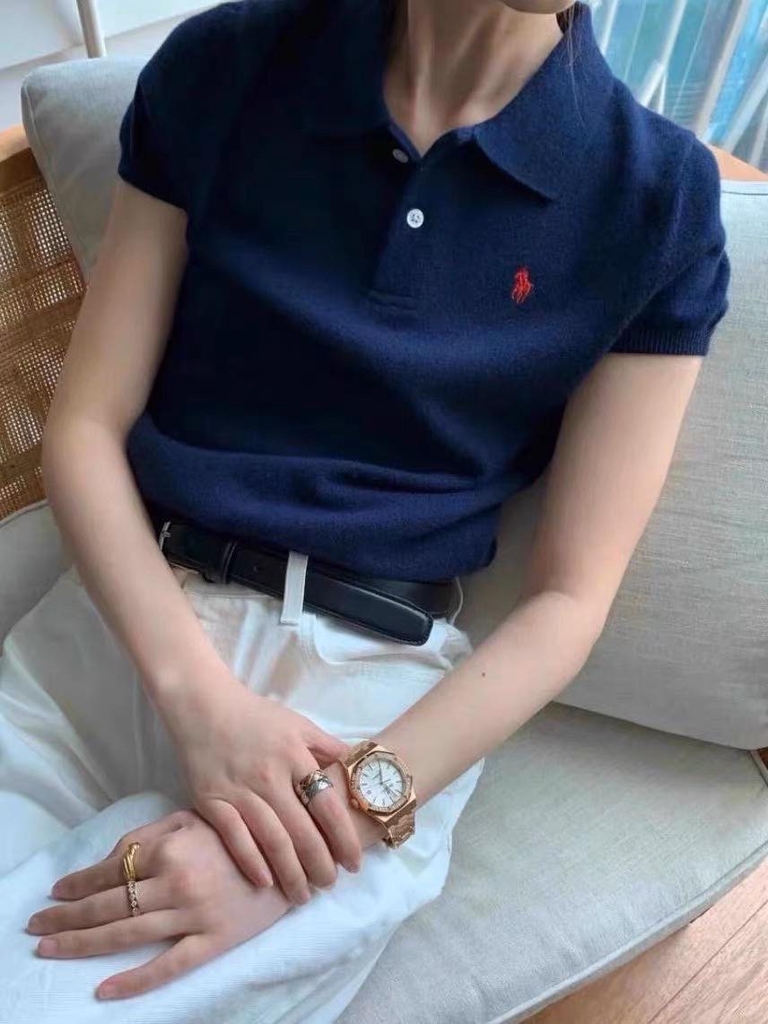 Áo polo Cashmere ôm vừa