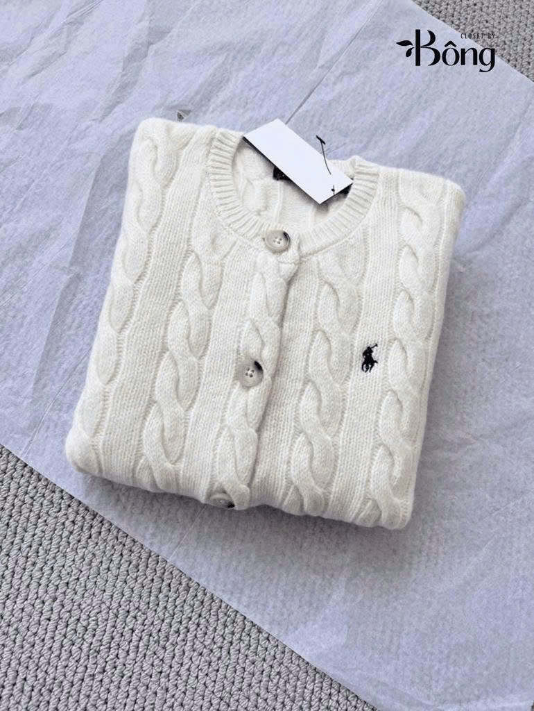 CDG Polo vặn thừng  khuy to 6 màu tuồn auth