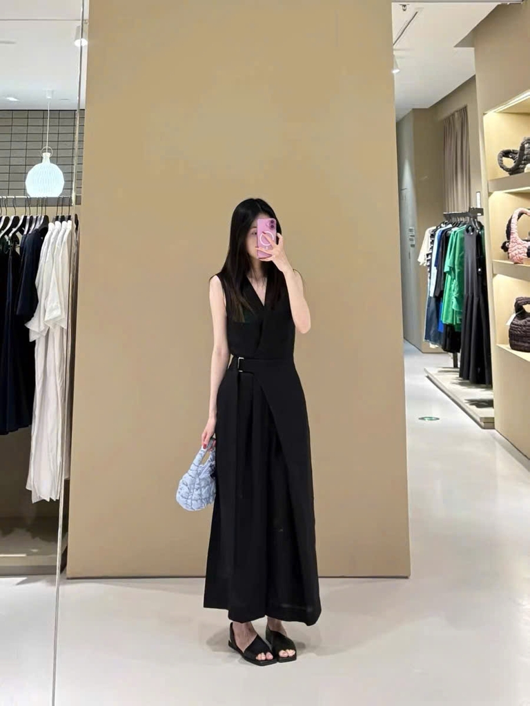 Jumsuit COS sát nách kèm belt