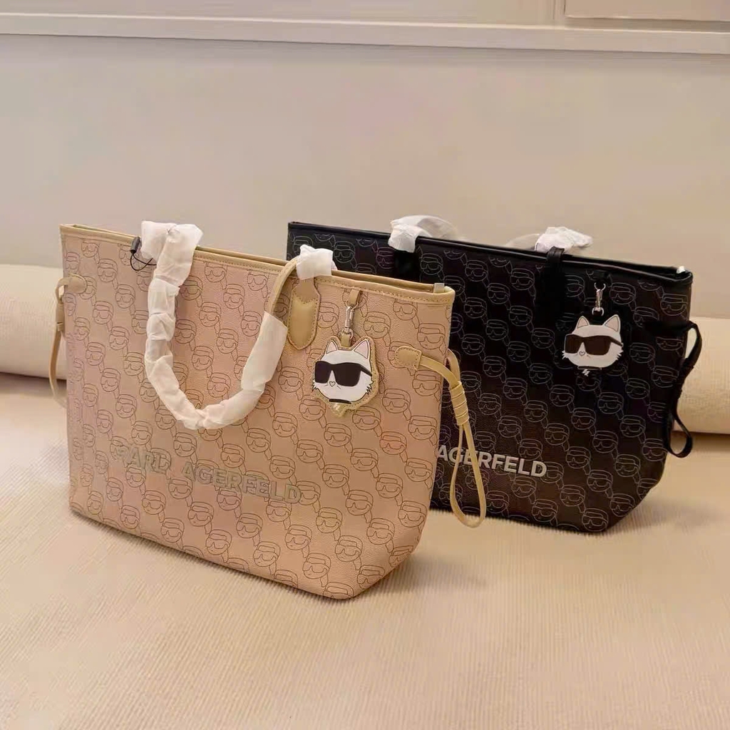 Túi TOTE KARL hoạ tiết chìm