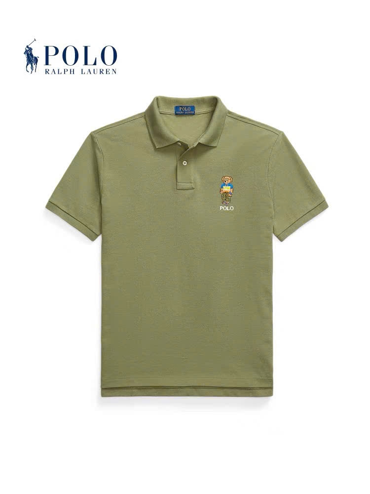 Polo nam cổ đức thêu hoạ tiết BEAR