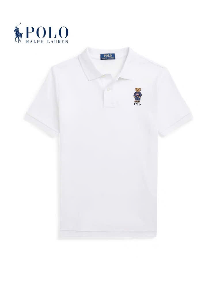 Polo nam cổ đức thêu hoạ tiết BEAR