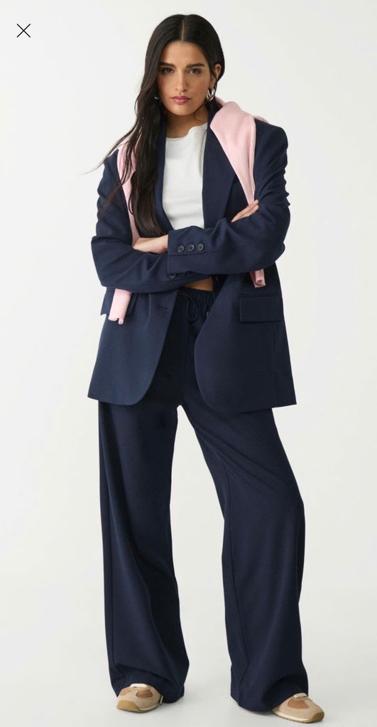 Quần suông Stradivarius 2 màu cạp chun