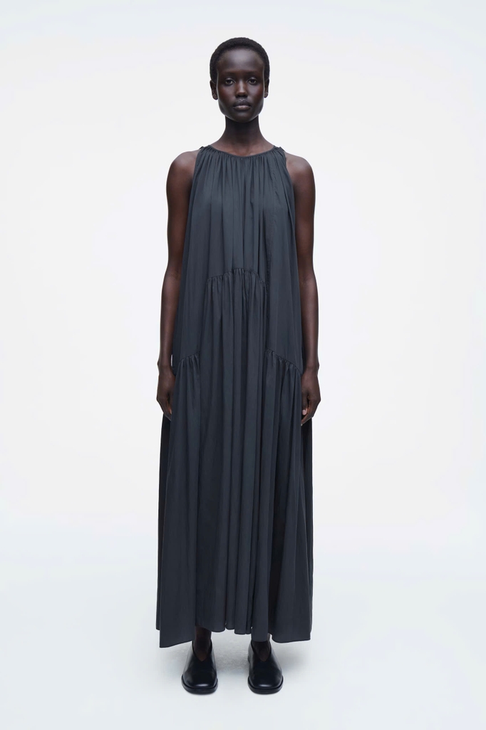 Maxi COS cổ nhún 3 màu