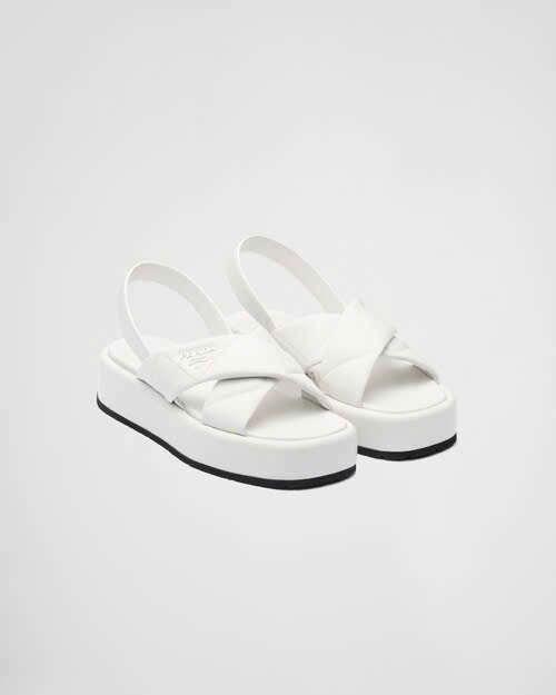 Sandal PRADA quai chéo 2 màu