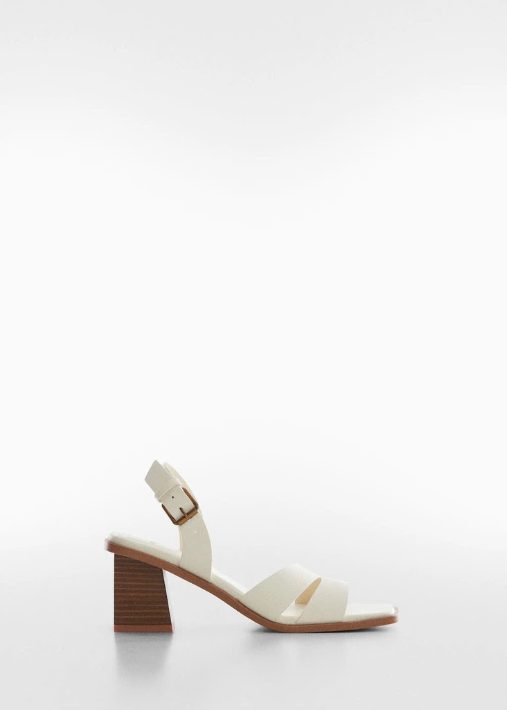 Sandal MNG gót vuông