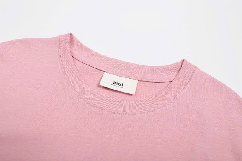 Tshirt AMI dáng over logo tim nhỡ