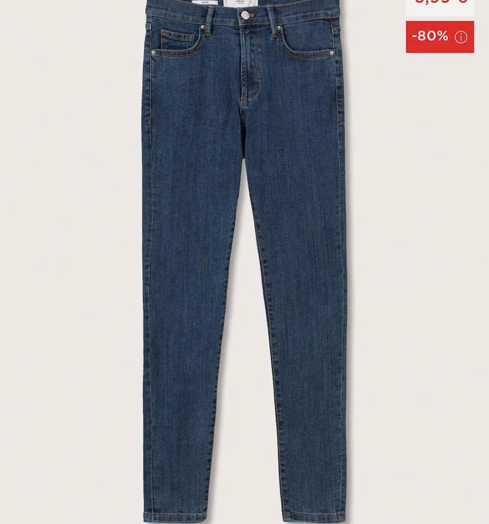 Quần denim skinny nam MNG
