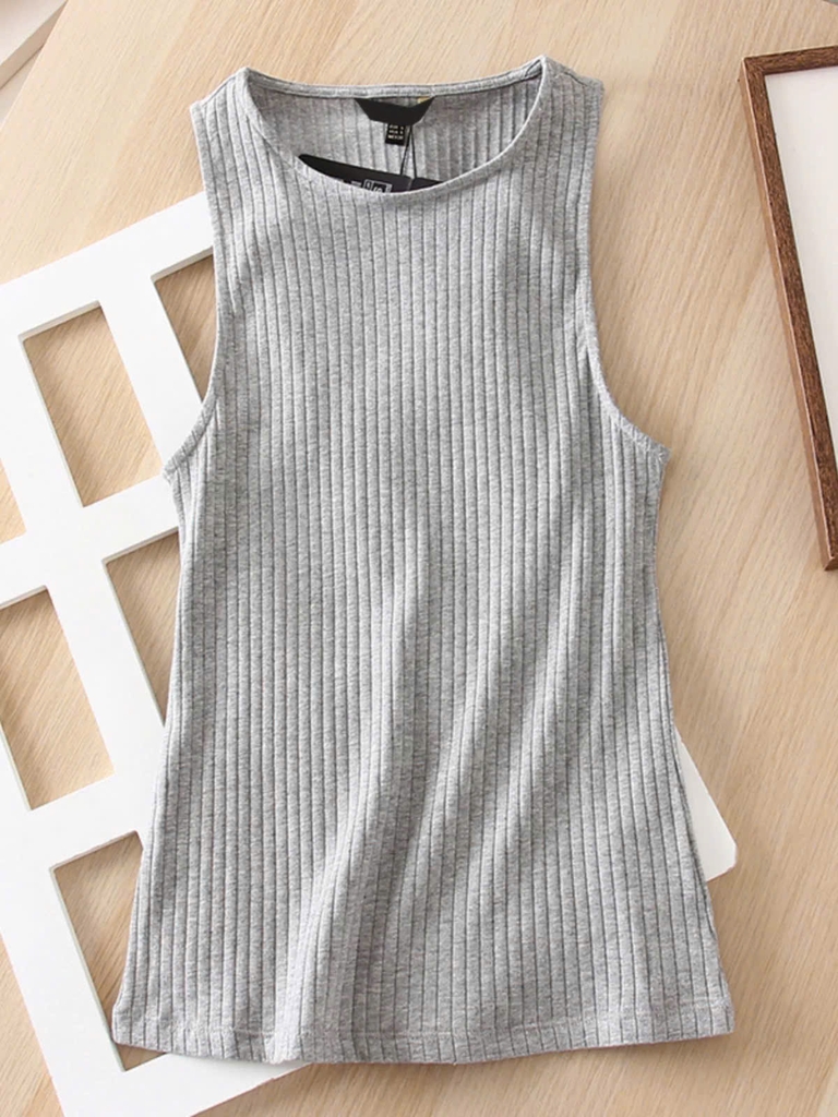 Top Massimo Dutti sát nách dệt kim 3 màu