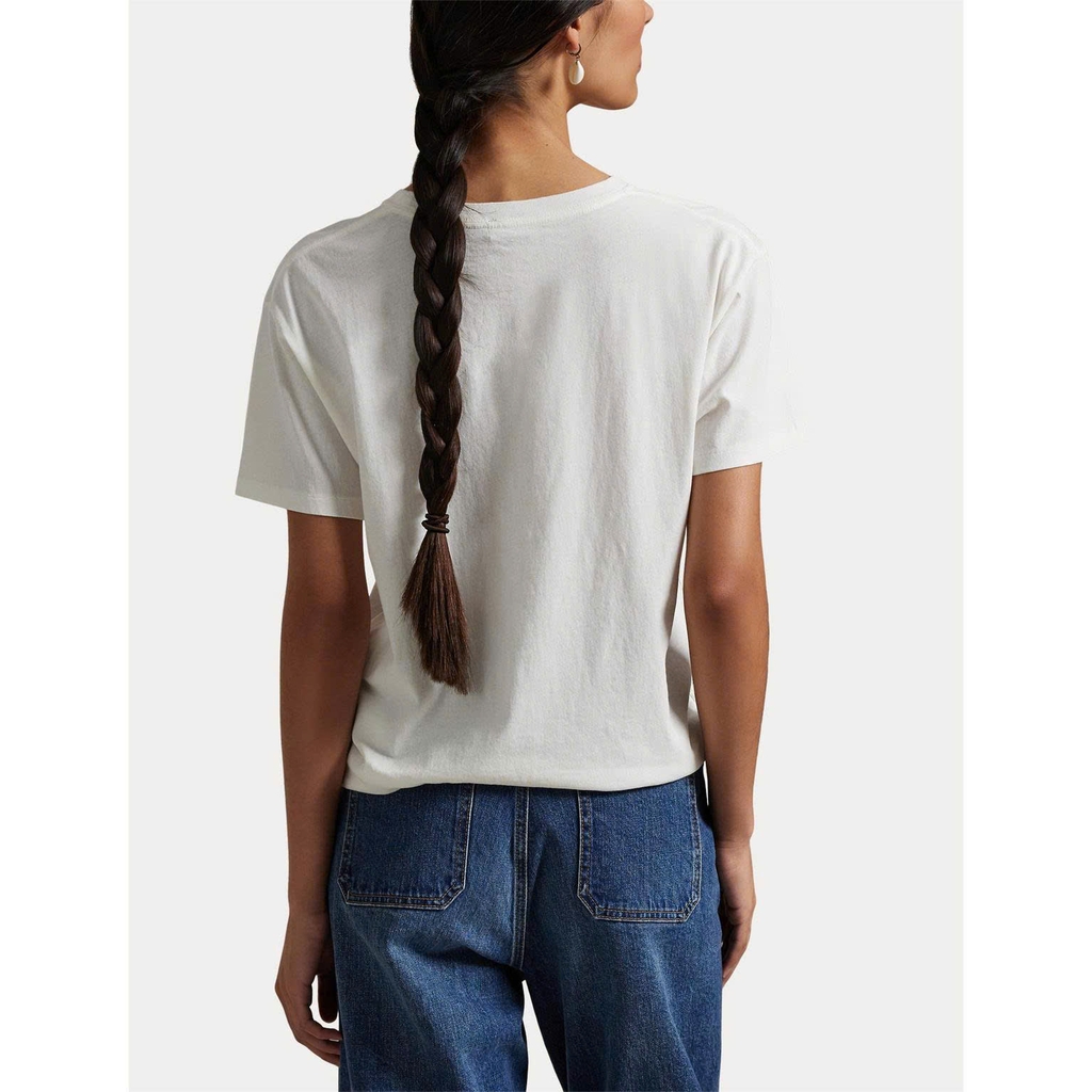 Áo thun cotton Jersey Logo Denim Goods