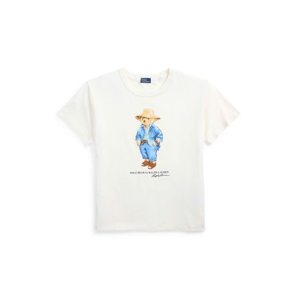 Áo thun cotton Jersey Logo Denim Goods