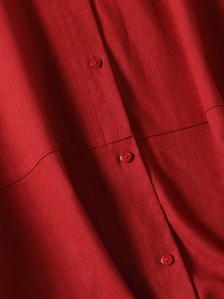 Sơ mi linen Massimo Dutti cổ đức