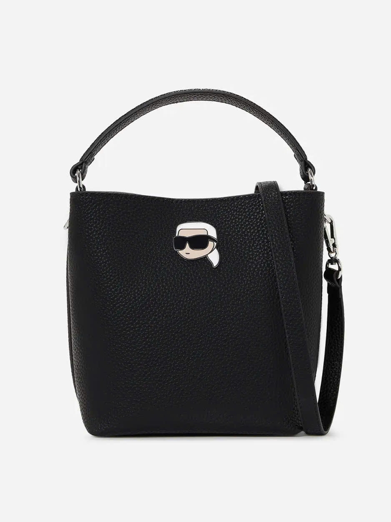Túi Karl Largerfeld ikon pebble bucket bag in leather