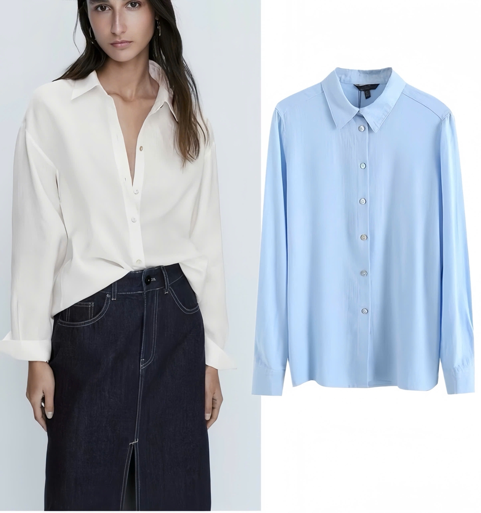 Sơ mi Massimo Dutti cổ đức