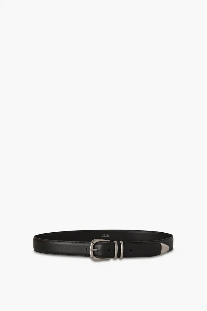 Thắt lưng THE ROW Classic Belt in Leather (Thắt lưng basic mặt trắng)